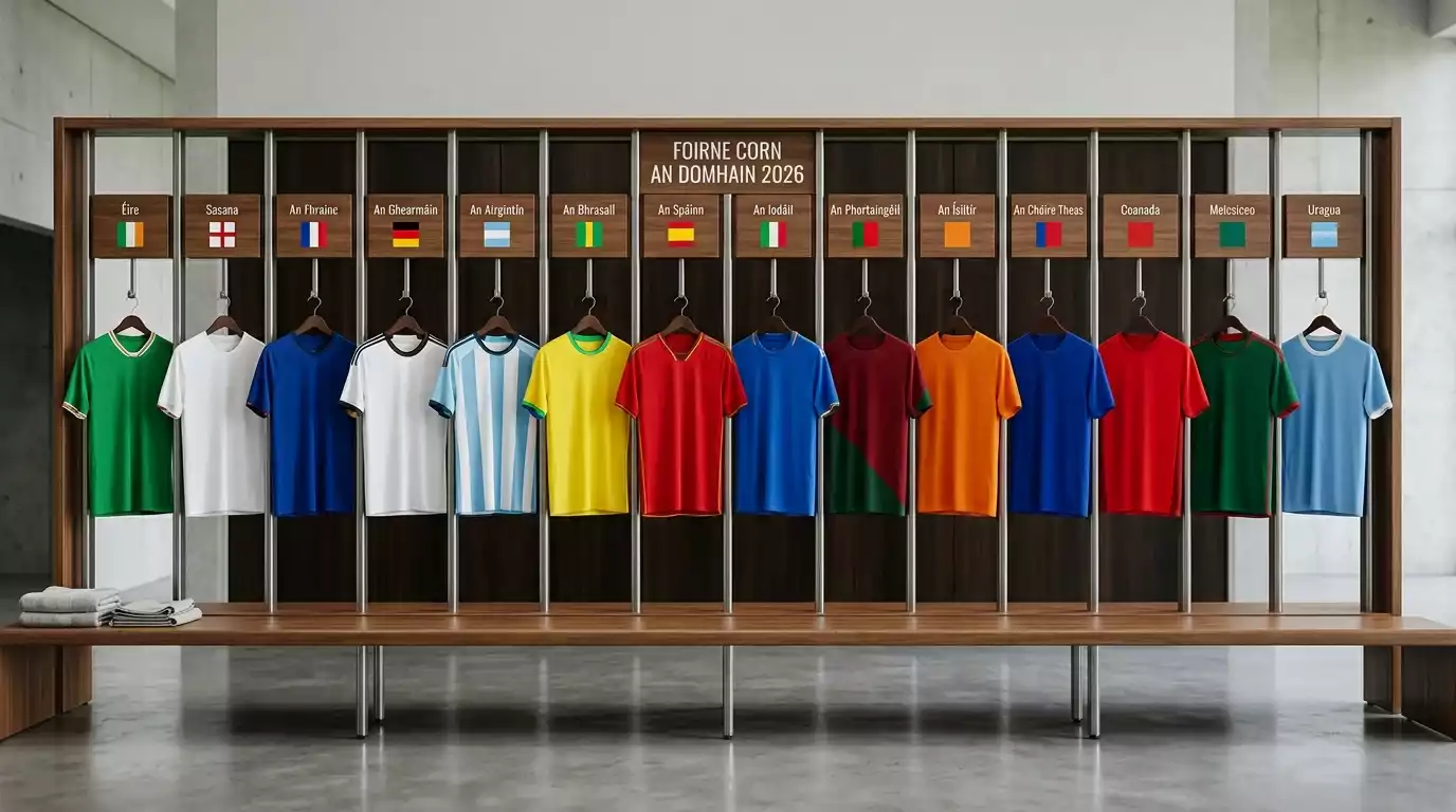Na 48 foireann ag Corn an Domhain FIFA 2026 le corrlaigh agus anailís