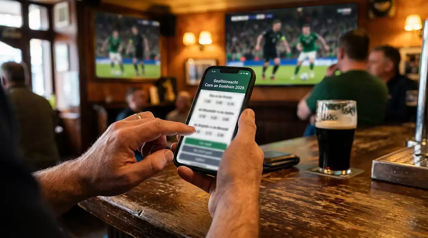 Treoir gealltóireachta do Chorn an Domhain 2026 le corrlaigh agus margaí d'Éireannaigh